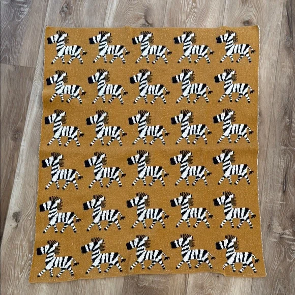 Zebra baby blanket - Picture 1 of 3